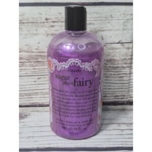 NEW Philosophy Sugar Plum Fairy Shower Gel, Shampoo & Bubble Bath 16 fl oz.